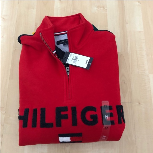 Hilfiger men’s half zipped sweatshirt - Picture 5 of 5